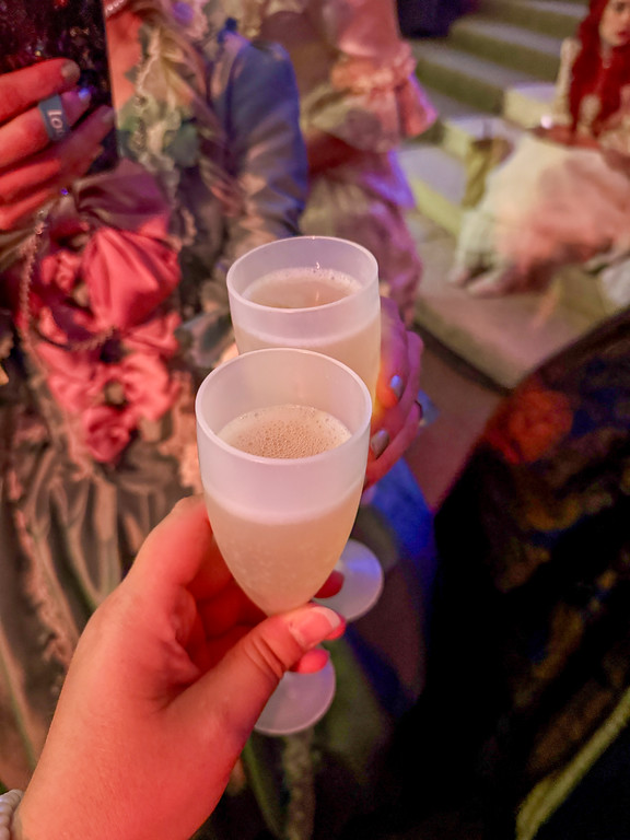 Champagne at the Versailles ball